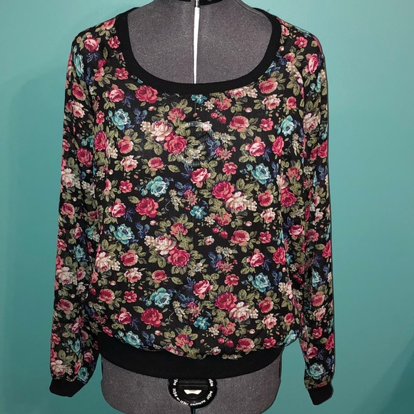 Sheer floral sweater - Picture 5 of 7